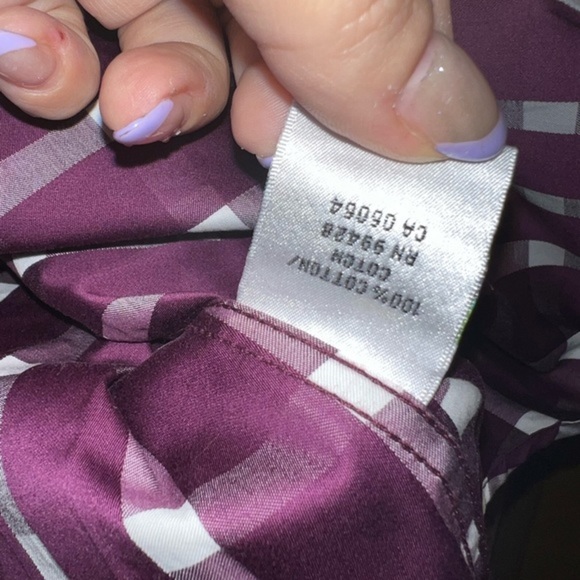 Bugatchi Shaped Fit Buttonup Graph Plaid Dress Shirt Embroidered Logo Sz M - Picture 8 of 14